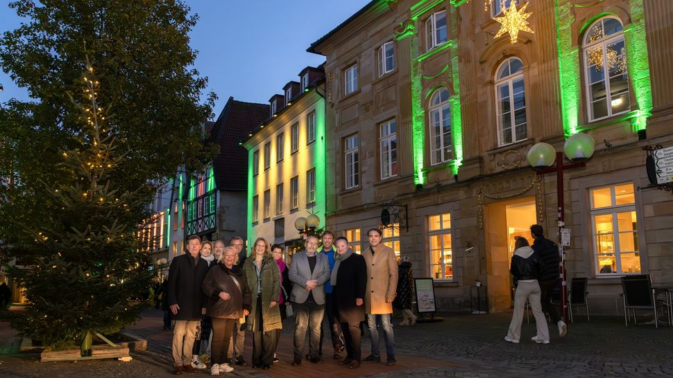 Pressefoto Weihnachtsbeleuchtung