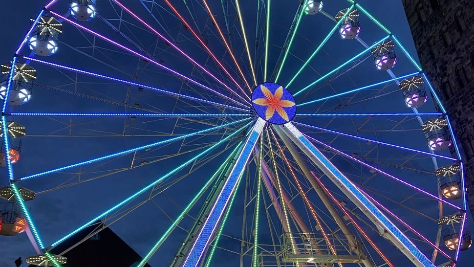 Riesenrad vor dem Dom