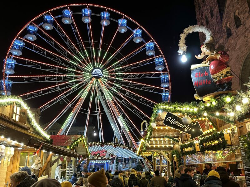 Weihnachtsmarkt Riesenrad am Dom